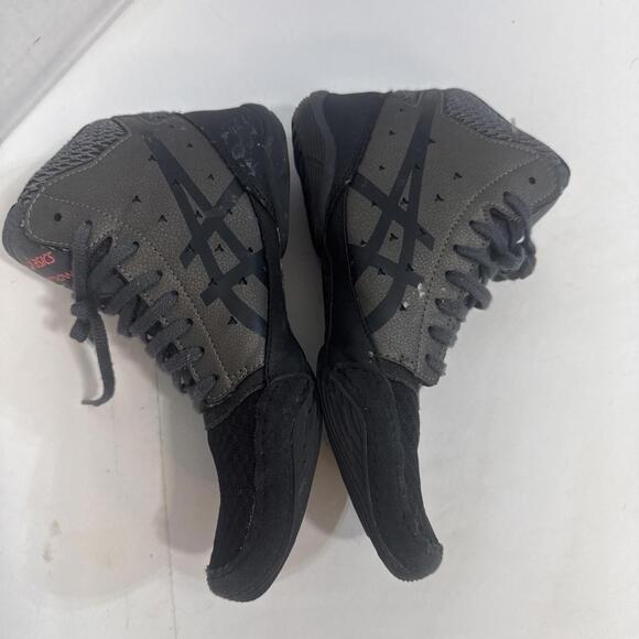 ASICS Snapdown Athletics Gym Boys Men’s Exercise Wrestling Shoes Size 5.5 - Picture 4 of 10